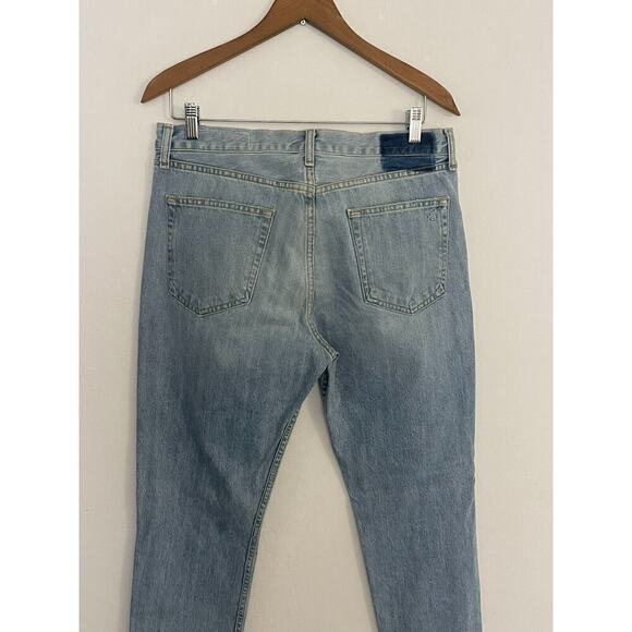Rag & Bone Jeans 31 Marilyn Union Pool Light Wash Distressed Womens Denim $295 - Picture 9 of 14